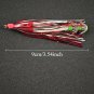 5PCS Glow Squid Jig Hook Squid Umbrella Hook Shrimp Fishing Lures Saltwater, White