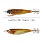 14PCS Fishing Lures Kit Horizontal Squid Jig Bait Artificial Luminous Webfoot Octopus