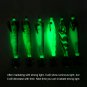 14PCS Fishing Lures Kit Horizontal Squid Jig Bait Artificial Luminous Webfoot Octopus