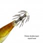 14PCS Fishing Lures Kit Horizontal Squid Jig Bait Artificial Luminous Webfoot Octopus