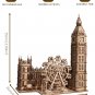 3D Wooden Puzzle Big Ben Model Kits Desktop Clock Building BlocksGift Home Decor