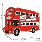 3D Wooden Puzzle Sailing Toy For Children Gift Merry Christmas, Double Decker Bus 94PCS