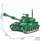3D Wooden Puzzle Sailing Toy For Children Gift Merry Christmas, Tank 137PCS