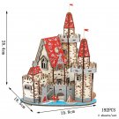 3D Wooden Puzzle Sailing Toy For Children Gift Merry Christmas, Adventure Castle 192PCS