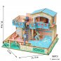 3D Wooden Puzzle Sailing Toy For Children Gift Merry Christmas, Nusa Lembongan 96PCS