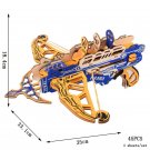 Wooden Assembly Puzzle 3D Toy Gun Cannot Shoot Educational Gift, Model Crossbow