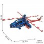 Wooden Jigsaw 3D Puzzle Handmade Assemble Painting Airplane Toy Model Apache