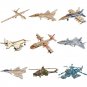 Wooden Jigsaw 3D Puzzle Handmade Assemble Painting Airplane Toy Model Rda Gunship