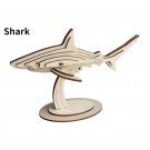 3D Wooden Puzzle Educational Toy Kid Educational Gift Children, Shark