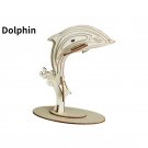 3D Wooden Puzzle Educational Toy Kid Educational Gift Children, Dolphin