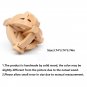 Wooden Lock 3D Brain Teaser Puzzle Office Decompression Intelligence Gift Ball