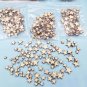 300PCS Wooden Stars Slices Mixed Size Blank Crafts Pieces Christmas Wedding Party