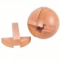 Unlock Your Mind with This Classic Wooden Puzzle Lock Brain Teaser Magic Ball Intelligence Game