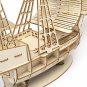 3D Sailboat Wooden Puzzle Toy Assembly Craft Gifts Desktop Decoration Home, Large