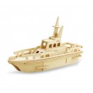 3D Wood Puzzle Toy Military Vehicle Model Set Creative Assembled Education Gift, Marine