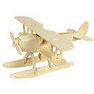 Wood 3D Puzzle Toy Military Vehicle Model Set Creative Assembled Education Gift, Helicopter