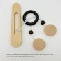 Wooden Ring Unlocking Game Magic Ring Escape Classic Puzzle Toy Gifts