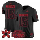 Fernando Mendoza Jersey #15 Indiana Hoosiers Stranger Things Edition Stitched Black