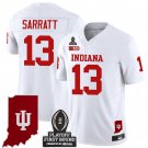 Elijah Sarratt Jersey #13 Indiana Hoosiers CFP First Round Patch Football White