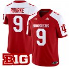 Kurtis Rourke Jersey #9 Indiana Hoosiers Limited Football Crimson Alternate