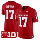 Ty Son Lawton Jersey #17 Indiana Hoosiers 2025 Limited Stitched Crimson