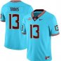 Men's Florida State Seminoles #13 Jordan Travis Teal Stitched Jersey