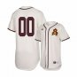 Custom ASU Baseball Jersey White NCAA