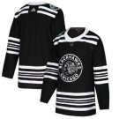 Chicago Blackhawks Blank 2019 Winter Classic Custom Black Jersey