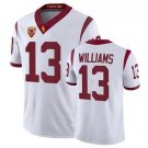 Men's USC Trojans #13 Caleb Williams White Stitched Jersey 2026