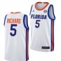 Will Richard Jersey #5 Florida Gators Basketball 2023-24 Home White