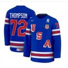Tage Thompson Jersey #72 USA Hockey 2025 Premium New Away
