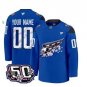 Custom Washington Capitals Jersey 50th Anniversary New Cherry Blossom