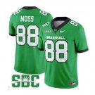 Randy Moss Jersey #88 Marshall Thundering Herd Football Kelly Green