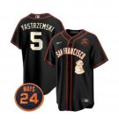 Mike Yastrzemski Jersey #5 San Francisco Giants Mays Premier Black