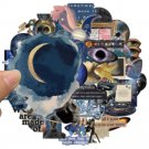 50PCS Space Graffiti Stickers Phone Cases Luggage Skateboarding