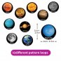 500PCS Creative Planet Roll Stickers, Laptop Handbooks, Phone, Decorative Stickers