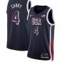 USA Basketball Team Stephen Curry #4 Navy Jersey