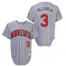 Minnesota Twins Harmon Killebrew #3 Gray 1987 Throwback Jersey