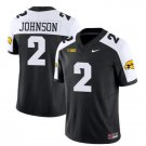 Iowa Hawkeyes Kaleb Johnson #2 Black Alternate Football Jersey