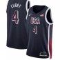 USA Basketball Team Stephen Curry #4 Navy Jersey