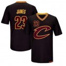Cleveland Cavaliers LeBron #23 James Black Throwback Jersey