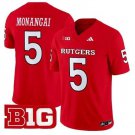 Rutgers Scarlet Knights Kyle Monangai #5 2024 Red Limited Jersey