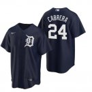 Detroit Tigers Miguel Cabrera #24 Navy Alternate Replica Jersey