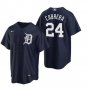 Detroit Tigers Miguel Cabrera #24 Navy Alternate Replica Jersey