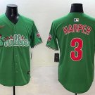 Philadelphia Phillies Philly Phanatic Bryce Harper #3 Green