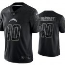 Los Angeles Chargers Justin Herbert #10 Black Reflective Limited Jersey
