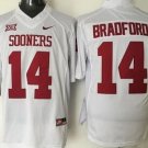Oklahoma Sooners #14 Sam Bradford White College Football Jersey