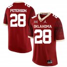 Oklahoma Sooners #28 Adrian Peterson Football Jersey Dark Red