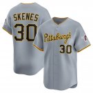 Pittsburgh Pirates #30 Paul Skenes Road Limited Player Jersey Gray Stitched