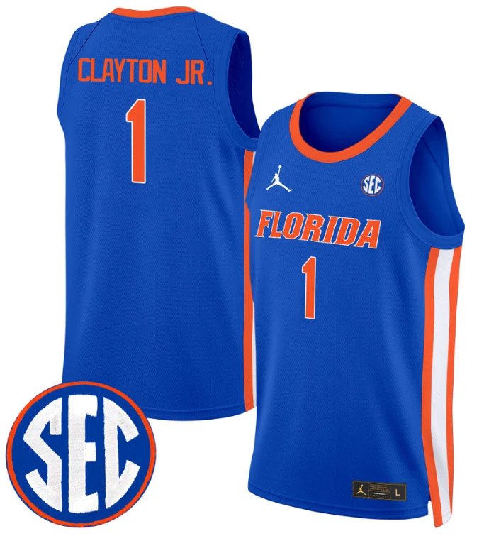Walter Clayton Jr Jersey #1 Florida Gators Swingman Basketball